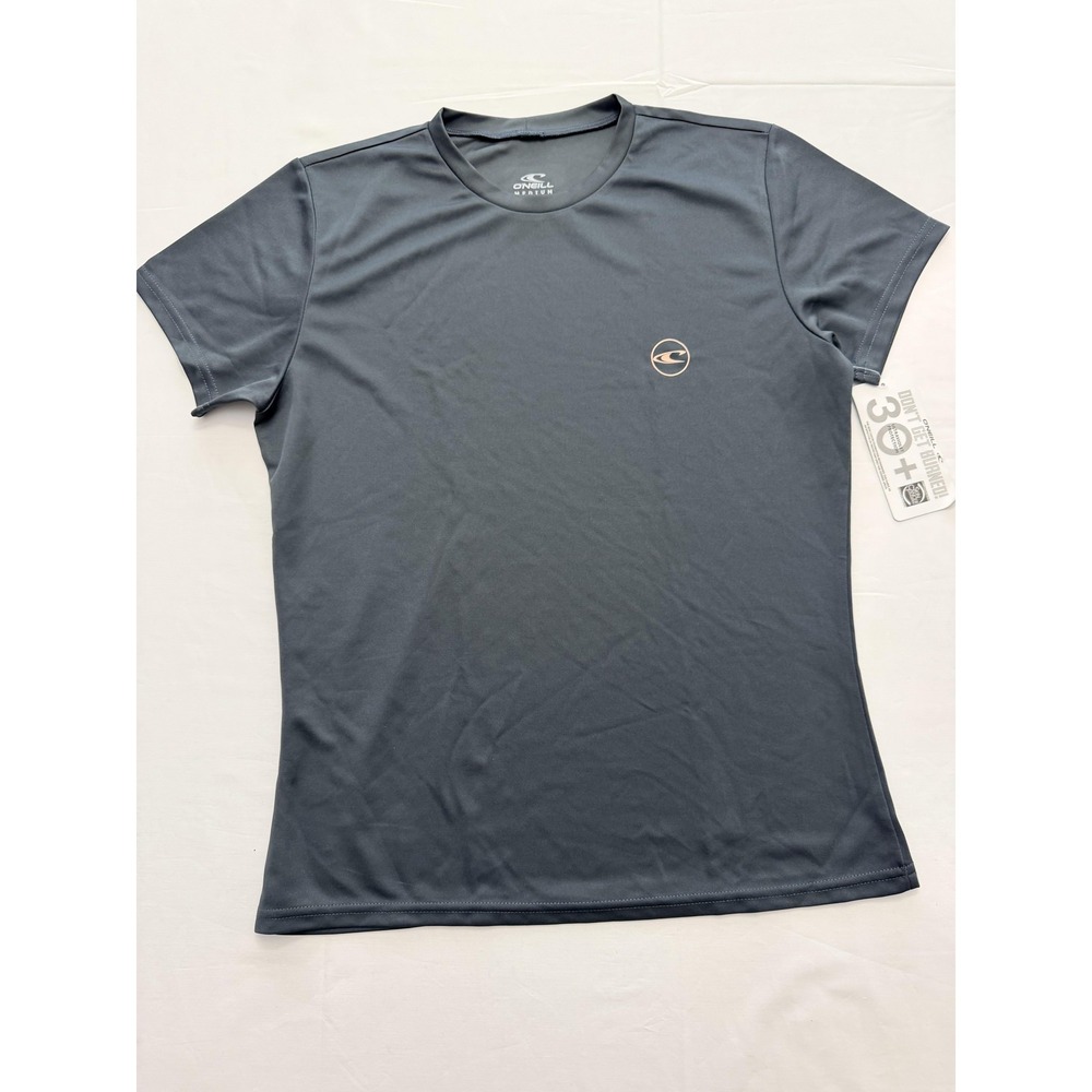 ONeill Shirt Womens Medium Gray Graphite UPF 30+ Sun Tee Quick Dry Stretch